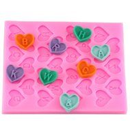 Mujiang Fondant Letter Mold Candy Making Tools Silicone Alphabet Molds Cake Decorating N5