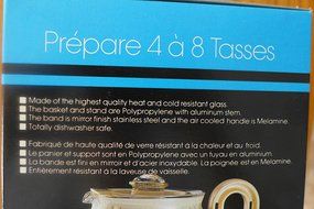 The Glass Perk Makes 4 to 8 cups percolator coffee pot N2
