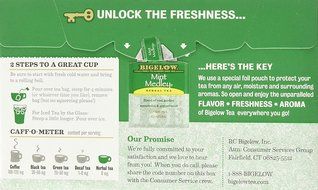 Bigelow Tea Mint Medley Herb Tea Spearmint and Peppermint -- 20 Tea Bags N2