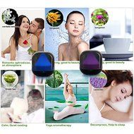 Top Home Dec Transparent Ultrasonic Aromatherapy Essential Oil Diffusers 300ml Cool Mist Transparent Humidifier... N4