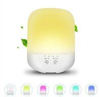 Intsun 300mL Portable Ultrasonic Cool Mist Aroma Humidifier with 7 Changing Colored LED Lights,Waterless Auto... N2