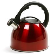 Norpro 2.7 Quart Whistling Teakettle, Red