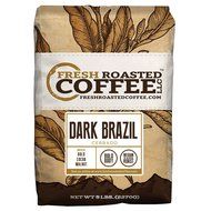 Dark Brazilian Cerrado, Whole Bean Coffee, Fresh Roasted Coffee LLC (2 lb.)