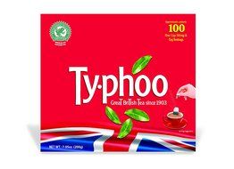 Typhoo British Tea, Decaf, Foil fresh teabags, 80 Count N16