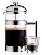 Hunt Brothers French Press Coffee Maker 8 Cups/4 Mug, 1L, 34 oz | Best Coffee Press Pot, Heat Resistant Glass...