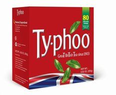 Typhoo British Tea, Decaf, Foil fresh teabags, 80 Count N19