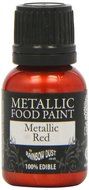 1 X Metallic Red Food Paint