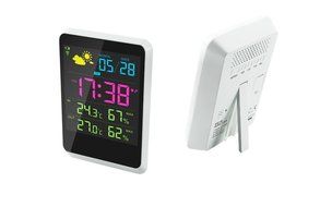 2016 New Factory provider weather station table clock,Digital Weather Station Report Humidity Temperature thermometer... N3