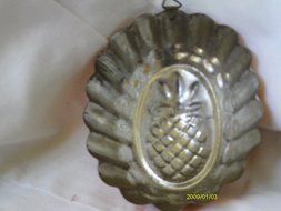 Vintage Copper Pineapple Jello Mold