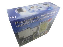 MISOL Professional Wireless Weather Station Touch Panel w/ Solar sensor, w/ PC interface N7