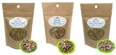 Organic Ayurvedic Cumin, Coriander and Fennel Tea - Stress Relief Detox Tea (Original, 1.5 oz.) N21