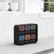 Mind Reader 'Clutch' 6 Drawer Tea Bag Holder, Black N2