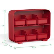 Mind Reader 'Clutch' 6 Drawer Tea Bag Holder, Black N4