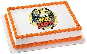 Whimsical Practicality Wild Kratts Edible Icing Image for 1/4 Sized Sheet Cake