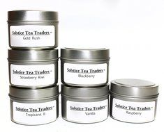 Fruit-Tea Summer Tea Sampler, Refreshing Loose Leaf Tea Sampler Featuring Gold Rush, Raspberry, Strawberry Kiwi... N5