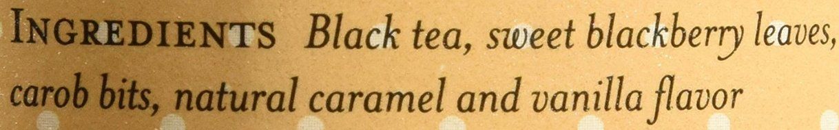 The Republic Of Tea Caramel Vanilla Cuppa Cake, 50 Tea Bags, Blended Fine Black Tea, Gluten-Free N7