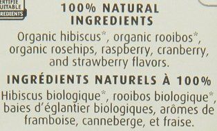 Stash Tea Organic Herbal Tea Bags in Foil, Very Berry, 100 Count N4