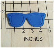 Nerd Beach Sun Glasses Shaped Cookie Cutter and Stamp #1263 N2