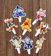 Winnie the Pooh Cupcake Flexi Picks - Set of 24