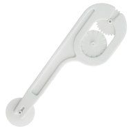 niceeshop(TM) Anti Slip Sugar Craft Cake Fondant Wheel Cutter Roller Embosser Tool Set,White