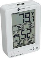 Ambient Weather WS-2063-W Indoor Temperature and Humidity Monitor with Backlight N7