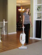 Sebo Vacuums 9808AM Felix Premium Upright Vacuum with Parquet, White - Corded