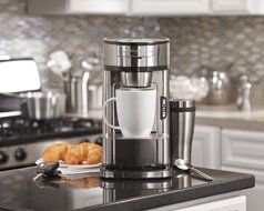 Hamilton Beach Single Serve Scoop Coffee Maker, Stainless Steel (49981)