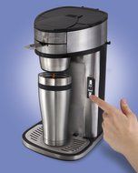 Hamilton Beach Single Serve Scoop Coffee Maker, Stainless Steel (49981) N2