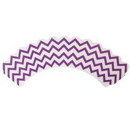 AllyDrew Standard Size Chevron Cupcake Wrappers (Set of 20), Orange N5