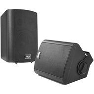 PYLE HOME PDWR52BTBK 5.25" Indoor/Outdoor Wall-Mount Bluetooth(R) Speaker System (Black)