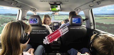 Car Air Purifier,Ionizer, Air cleaner, Ionic air purifier, Car Air Freshener and Order Eliminator | removers cigarettes... N7
