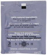 Stash Tea Double Bergamot Earl Grey Black Tea, 10 Count Tea Bags in Foil (Pack of 12) N32