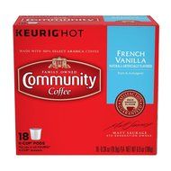Community Coffee French Vanilla, K-Cup for Keurig Brewers, 18 Count N5