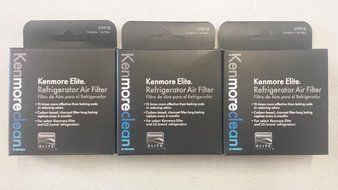 3 Pack (Genuine) Refrigerator Air Filter for Kenmore Elite 46-9918