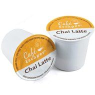 Cafe Escapes Chai Latte K-Cups for Keurig Coffee Machines - 16 Pack