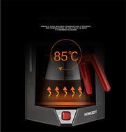 Royal- CM-832 American Style Fully Automatic Drip Coffee Machines 1.5L N3