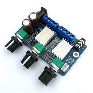 Qianson TDA2030A Class D 2.1CH 3-Channel 12W+12W / 22W 4&Omega; Subwoofer Audio Power Amplifier Board Stereo Bass AMP... N2