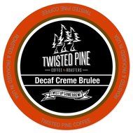 Twisted Pine Decaf Creme Brulee Flavored Coffee, Single-Serve Cups for Keurig K-Cup Brewers, 24 Count
