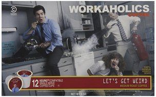 Workaholics Straight Grizzly Single-Cup Coffee for Keurig K-Cup Brewers 12-Count N13