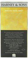 Harney &amp; Sons Black Tea, Organic Earl Grey, 20 Tea Bags N3
