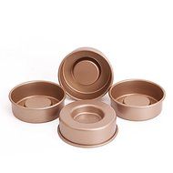 MyLifeUNIT Tasty Fill Mini Cake Pan Set, Non-Stick Layer Cake Pans for Making Filled Cakes with Hollow Centers