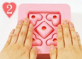 Cyqun(TM) Heart Shaped Cake Mold Sandwich Mold (Pink)