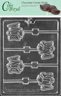 Cybrtrayd K167 Diva Lolly Kids Chocolate Candy Mold with Exclusive Copyrighted Instructions