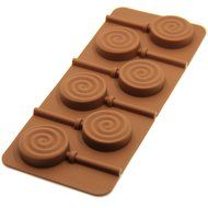 Topnew-candy Silicone Spiral Lolly Chocolate Candy Mold