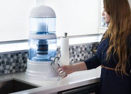 LeDoux Water Filter Dispenser -64 Cup Large 4 Gallon Countertop Pitcher Filter System Transform Tap Water to Premium... N3