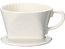Kalita: Ceramic Coffee Dripper 101-White Lotto # 01001