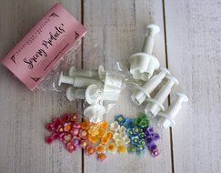 Sorcery Products Fondant Tool Set 4 FLOWER plunger Set