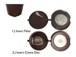 My-Cap's 3 Reusable/Refillable Capsules for Nescaf&eacute;&reg; Dolce Gusto &reg; Brewers | Compatible with Mini Me, Genio, Piccolo... N14