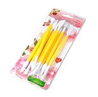 SODIAL- 8Pcs Cake Fondant&amp;Gumpaste Decorating Modeling Tools Set, 16 Designs N2
