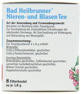 Bad Heilbrunner Nieren und Blasen Tea / kidney and bladder tea(4 Packs each 8 Teabags) - fresh from Germany N2